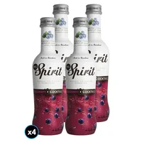4x Vodka Spirit Blueberry 275cc 5.5°alc.