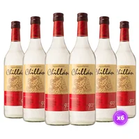 6x Aguardiente Chillán (destilado de uva) 50° - 900ml