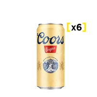 6x Cerveza Coors Lager Lata 473 Cc