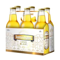 6x Cerveza Kunstmann Lager Blanc Botella 330cc
