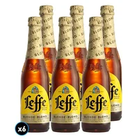6x Cerveza Leffe Blond en Botellas de 330cc