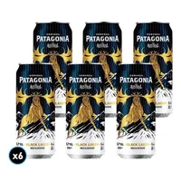 6x Cerveza Patagonia Black Lager 470cc