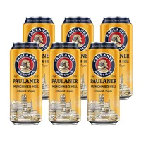 6x Cerveza Paulaner Munchner Hell 4,9% alc - Lata 500cc