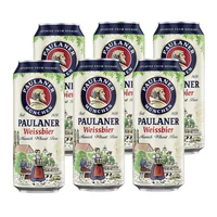 6x Cerveza Paulaner Weissbier 5,5% alc - Lata 500cc