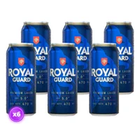 6x Cerveza Royal Guard - Lata - 470cc