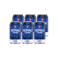 6x Cerveza Royal Guard Sin Alcohol Lata 350cc