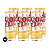6x Cerveza Sol Mix Mango Margarita 350cc 4,2°alc.