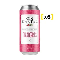 6x Gin Kantal Berries 473