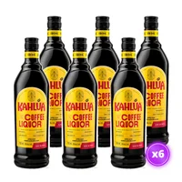 6x Kahlúa Licor de Café - 750ml