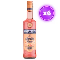 6x Licor Aperitivo Ramazzotti - Rosato 750ml