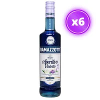 6x Licor Aperitivo Ramazzotti Violetto 750ml