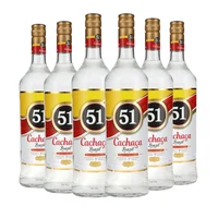 6x Licor de Caña Cachaza 51 40˚ - 965ml