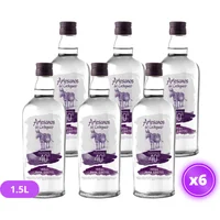 6x Pisco Artesanos del Cochiguaz 40° Transparente - 1.5L
