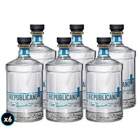6x Pisco Republicano Moscatel Triple Destilado 750cc 40º alc.