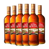 6x Ron Sierra Morena Dorado 37,5˚ - 1L