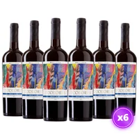 6x Vino 7 Colores Reserva - Merlot/Malbec - 750ml