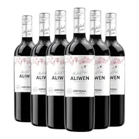 6x Vino Aliwen Sin Alcohol Cabernet Sauvignon - 750ml