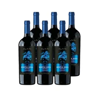 6x Vino Bestia Azul Reserva Cepas 750cc