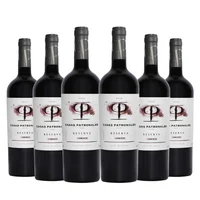 6x Vino Casas Patronales Reserva Carmenere - 750ml