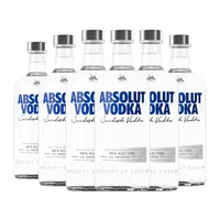 6x Vodka Absolut Original 40˚ - 750ml