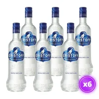 6x Vodka Eristoff Original 37,5˚ - 700ml