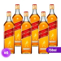 6x Whisky Johnnie Walker Red Label 40˚ - 750ml