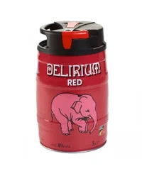 Barril Cerveza Delirium - Red 5 Litros 8°