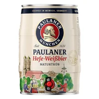 Barril Cerveza Paulaner Weissbier Lager 5L