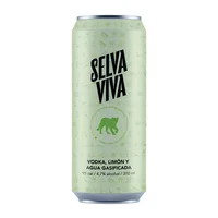 Bebida Premium Selva Viva Vodka Limón 310cc