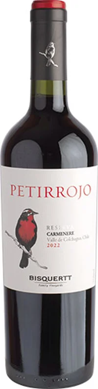 Bisquertt Petirrojo Carmenere 2022