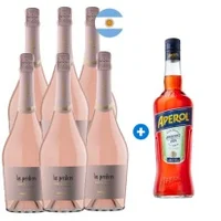 Caja 6 Espumante Las Perdices Brut Rosé (+ Aperol de Regalo) Semanal