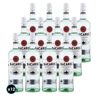 CAJA BACARDI CARTA BLANCA: 12x Ron Bacardi Carta Blanca 750cc