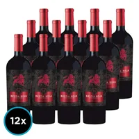 CAJA BESTIA ROJA (Cabernet): 12x Vino Bestia Roja Gran Reserva Cabernet Sauvignon 750cc