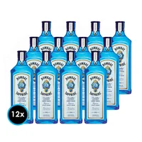 CAJA BOMBAY SAPPHIRE: 12x Gin Bombay Sapphire 750cc 47º alc.