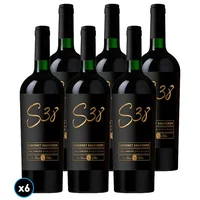 CAJA CASA SILVA S38 (Cabernet Sauvignon): 6x Vino Casa Silva S38 Cabernet Sauvignon 750cc