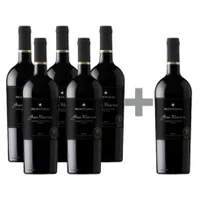 Caja de 6 unidades MontGras Gran Reserva Etiqueta Negra, Cabernet Sauvignon - Carmenere (PAGUE 5, LLEVE 6) ($4.158 c/u)