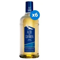 Caja de 6 unidades Pisco Alto del Carmen 40° Reservado Azul, 750cc ($5.990 c/u)