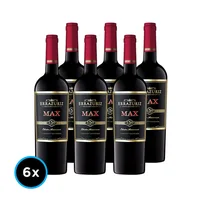 CAJA ERRAZURIZ MAX (Cabernet): 6x Vino Errazuriz Max Cabernet Sauvignon 750cc