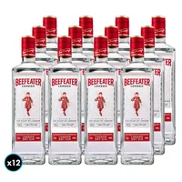 CAJA GIN BEEFEATER: 12x Gin Beefeater 750cc 40º alc.