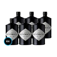 CAJA GIN HENDRICKS: 6x Gin Hendricks 700cc 41,4º alc.