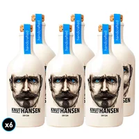 CAJA KNUT HANSEN: 6x Knut Hansen Dry Gin 500cc 42º alc.