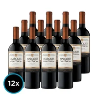 CAJA MARQUES (Carmenere): 12x Vino Marques de Casa Concha Carmenere 750cc