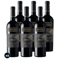 CAJA SANTA EMA 7 BLOCKS GR (Cabernet Sauvignon): 6x Vino Santa Ema 7 Blocks Gran Reserva Cabernet Sauvignon 750cc