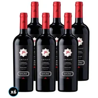 CAJA SANTA EMA AMPLUS (Cabernet Sauvignon): 6x Vino Santa Ema Amplus Cabernet Sauvignon 750cc