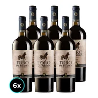 CAJA TORO DE PIEDRA (Carmenere): 6x Vino Toro de Piedra Carmenere 750cc