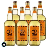 CAJA TRES ERRES 1 LITRO: 6x Pisco Tres Erres 1 Litro 35° alc.