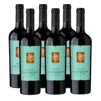 Caja X 6 Las Veletas Vino Grandes Ensamblajes Petit Ver/ Cab Franc 750 Ml