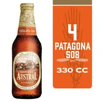 Cerveza Austral Patagona 330cc x4