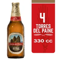 Cerveza Austral Torres del Paine 330cc x4