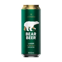 Cerveza Bear Beer Lager Lata 500 Cc